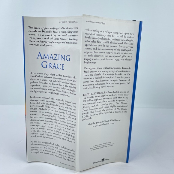 4 for $20 Danielle Steel Amazing Grace - Picture 4 of 4